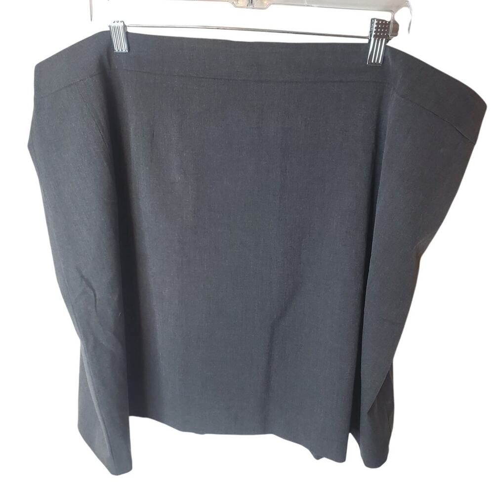 Halogen Charcoal Heather Pencil Skirt, Size 24, NWT